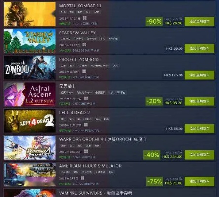 (steam21年打折)2024年Steam游戏折扣季：全球玩家狂欢，狂采好康不容错过！